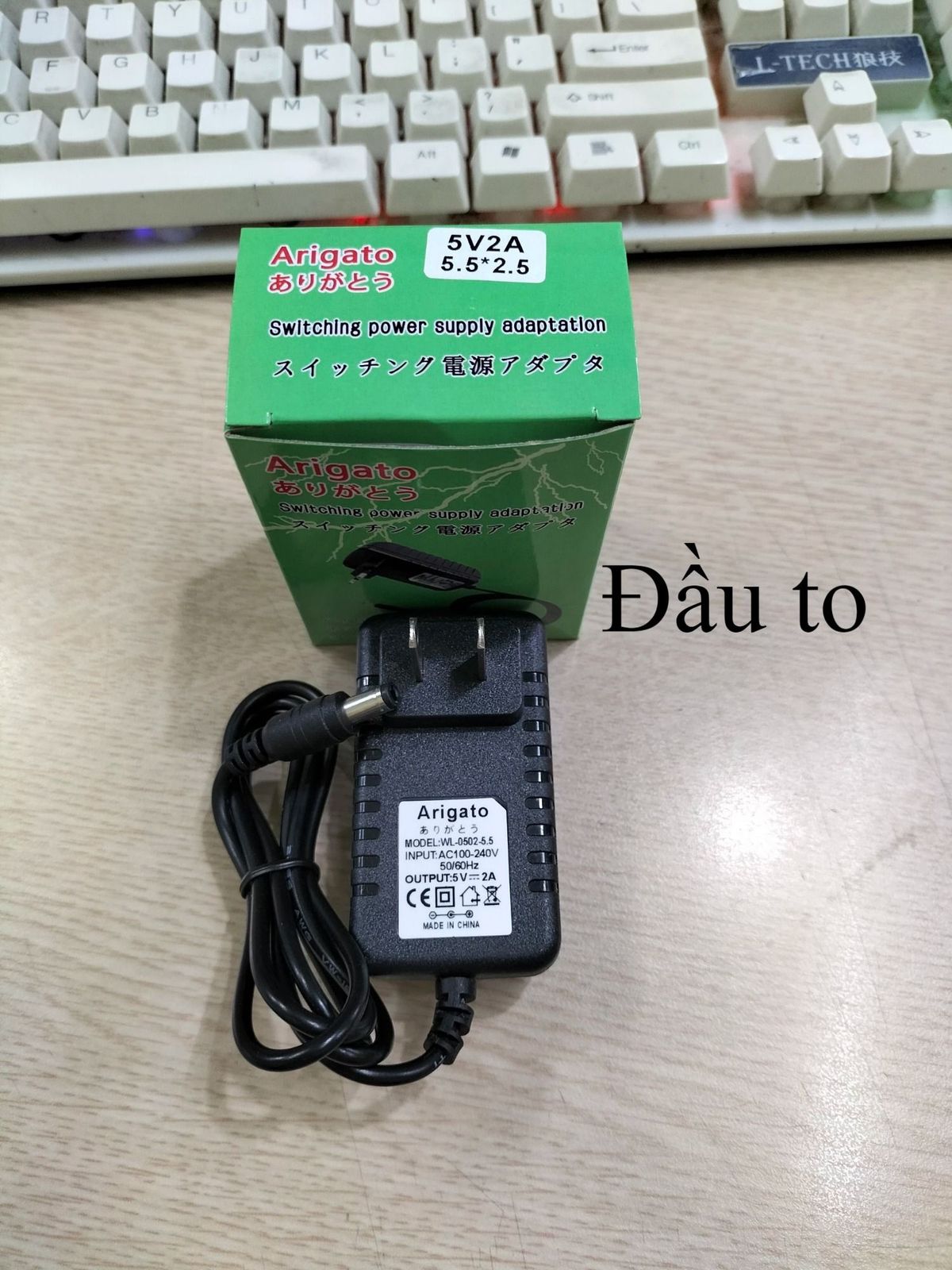 Adapter Arigato 5V-2A chui to