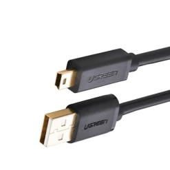 Cáp dữ liệu USB 2.0 sang Mini USB,truyền dữ liệu từ máy tính ra điện thoại dài1M Ugreen (10355) - mặt trước