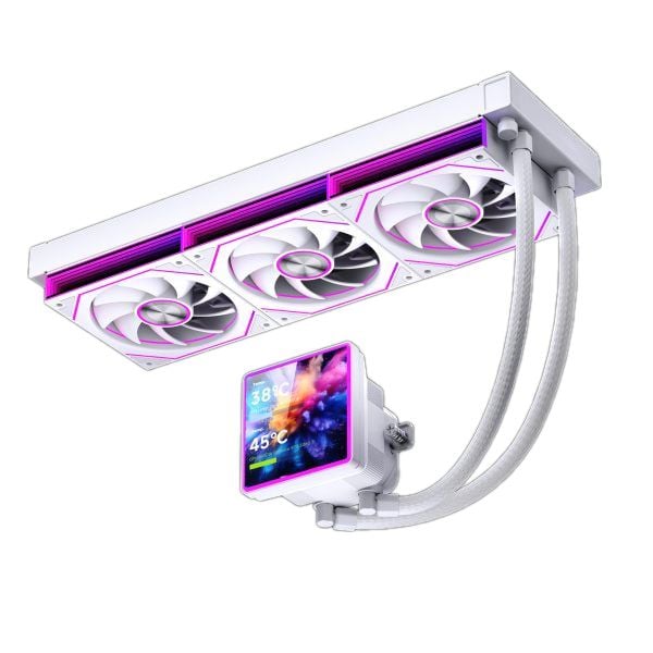 Tản nhiệt nước AIO Leopard Pro Flow 360 SE ARGB White