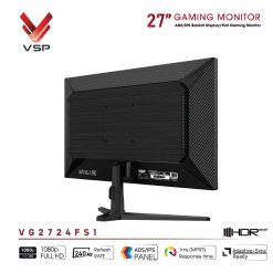 Màn hình Gaming VSP VG2724FS1 (27inch / IPS / FHD / 240Hz / 1ms / FreeSync) - góc nghiêng