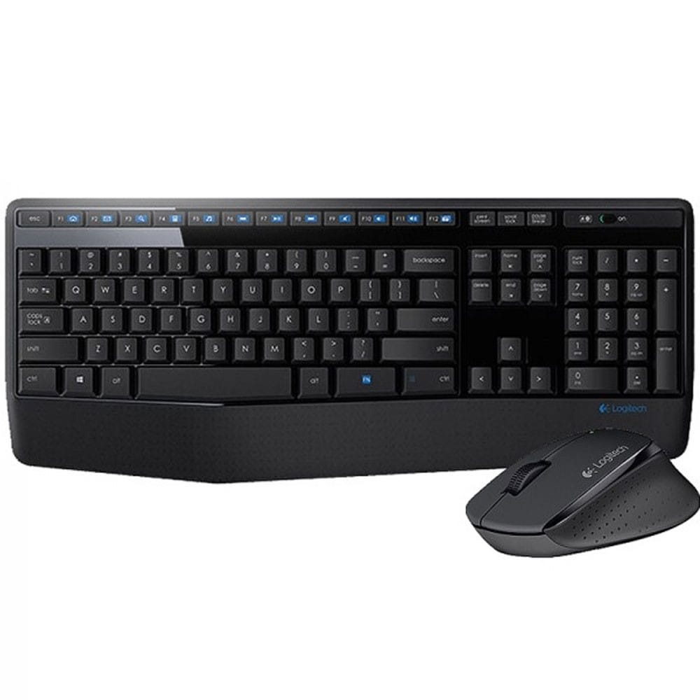 Wireless Combo MK345 (Không dây/ full-size/ Pin 2AAA(KB) và 1AA(M) siêu bền)