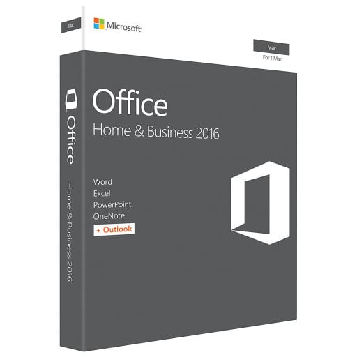 Microsoft Office Home & Business 2016 for Mac SKU-W6F-00882