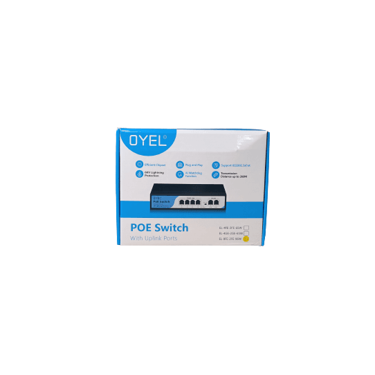Switch PoE OYEL 8 cổng EL-8FE-2FE-96W