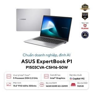 Laptop Asus ExpertBook P1503CVA Core 5-210H 16GB 512GB
