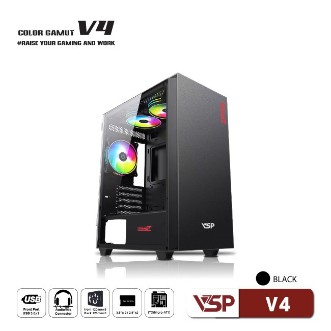 Case VSP V4 Đen
