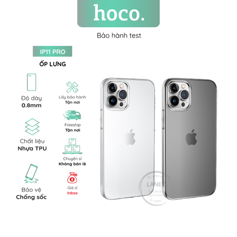 Op lung HOCO trong suot iPhone 11 Pro