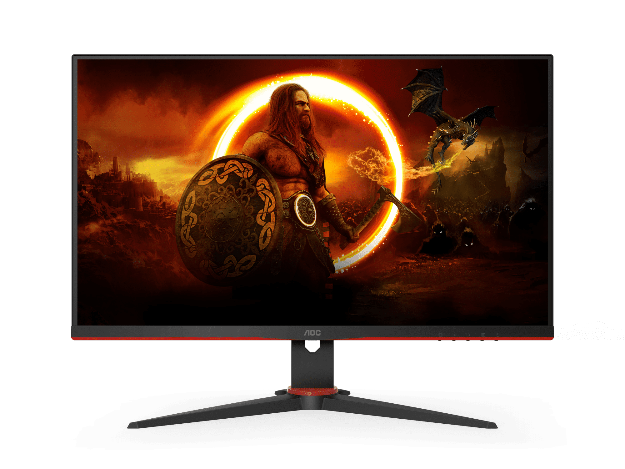 Màn hình AOC 24G2E1 23.8 inch IPS 100Hz mặt trước