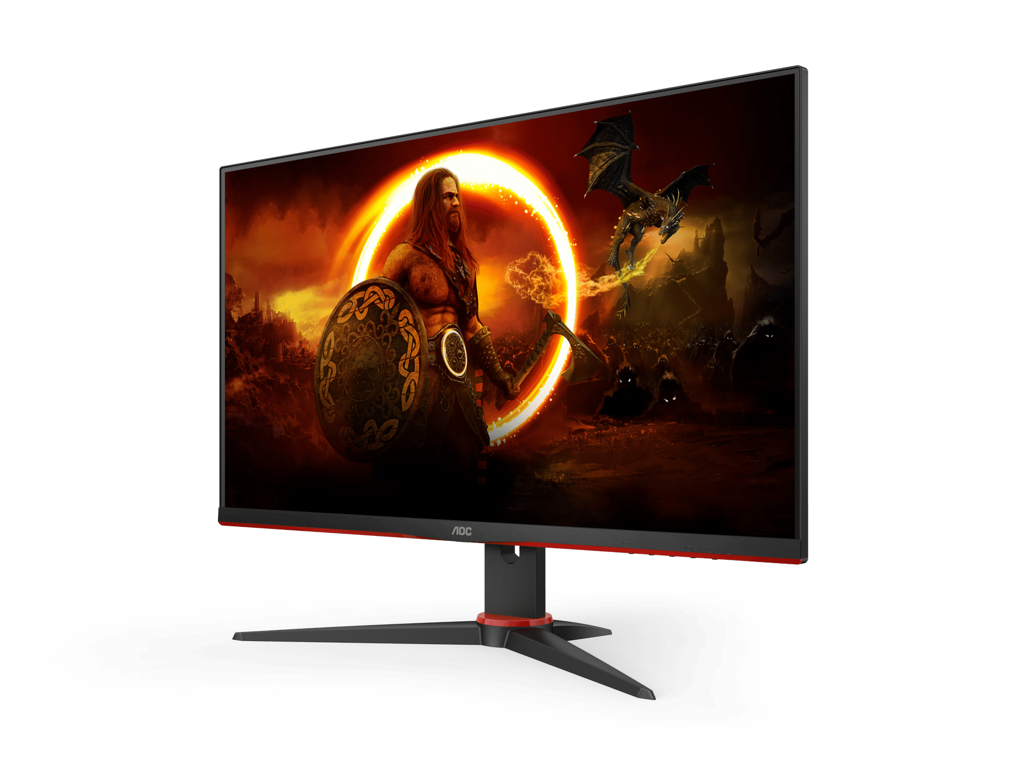 Màn hình AOC 24G2E1 23.8 inch góc nghiêng trái