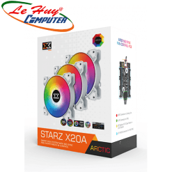 Quat case Xigmatek STARZ X20A ARCTIC ARGB EN46782