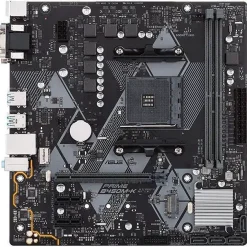 Cổng kết nối mặt sau Asus PRIME B450M-K D-Sub DVI-D USB 3.1