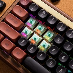 Switch AKKO Botany màu xanh lam nhạt trên bàn phím cơ