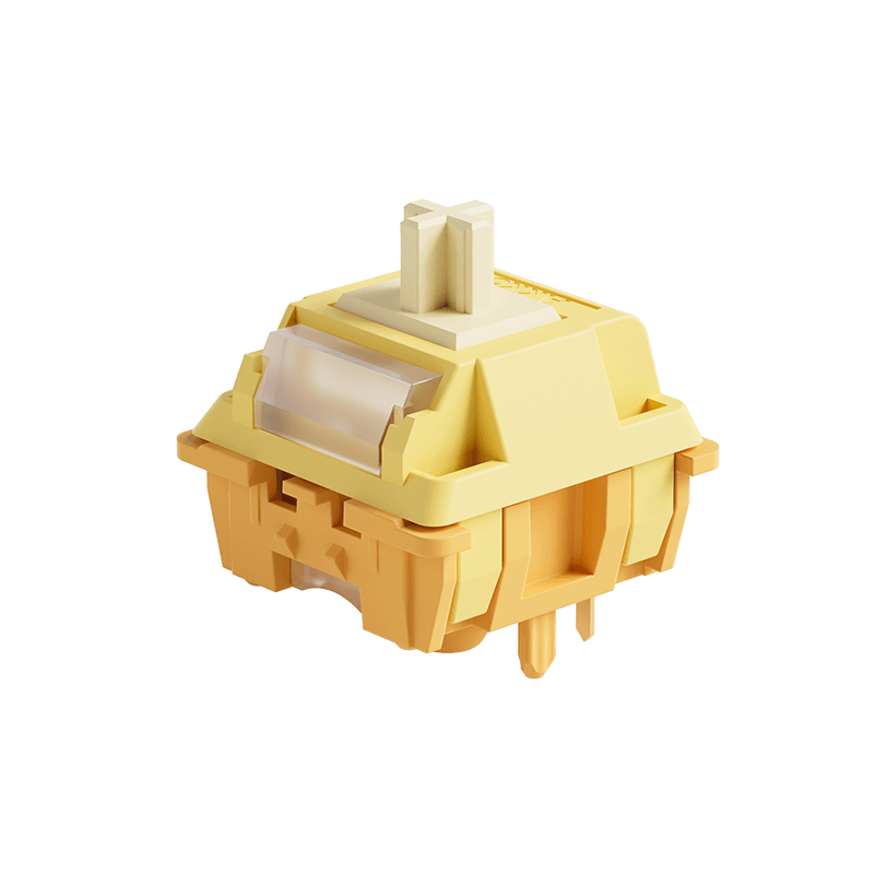 Switch AKKO Creamy Yellow U1 (hộp 100 switch) chính hãng tại Tawin Cà Mau