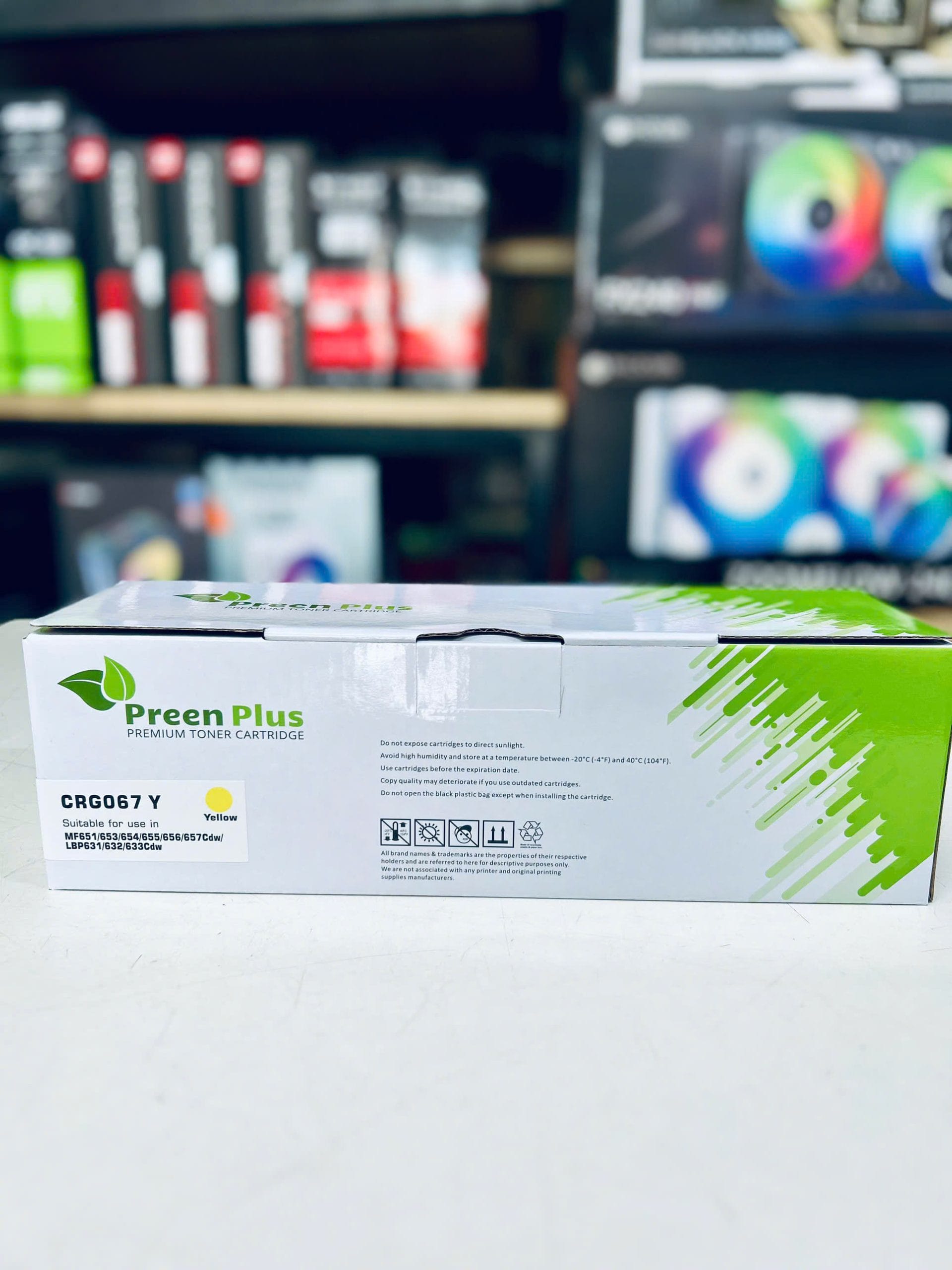 Hộp mực E-CRG 067Y Preen Plus