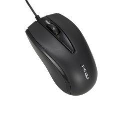 Chuột T-WOLF V13 nhìn từ trên, 2 nút và con lăn