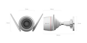 Camera WiFi ngoai troi 3MP EZVIZ H3C 2K