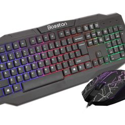 Combo ban phim chuot Bosston 836 LED 7 mau