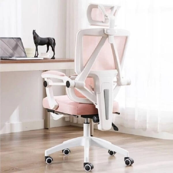Ghế công thái học CTH899 chi tiết tựa đầu và gác chân