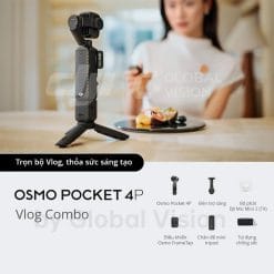 DJI Osmo Pocket 4P – Vlog Combo chính hãng tại Tawin Cà Mau