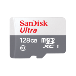 The nho SanDisk microSD 128GB SDSQUNR