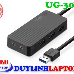 Bo chia 3 cong USB 3.0 kem Audio Ugreen 30420