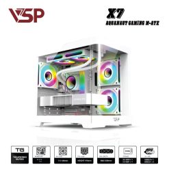 Vỏ case VSP Aquanaut Pro Gaming X7 White