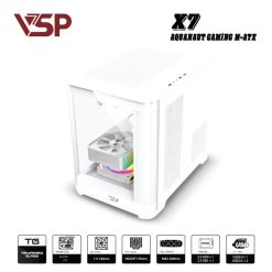 Vỏ case VSP Aquanaut Pro Gaming X7 White - ảnh 4
