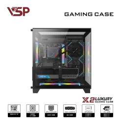 Case VSP X2 Luxury Đen