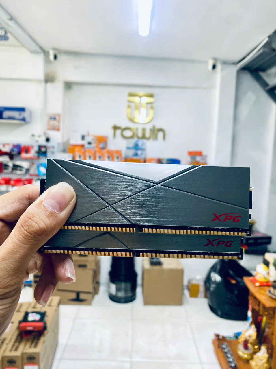 Ram DDR4 ADATA XPG SPECTRIX D50 8G/3600 RGB GREY (AX4U36008G18I-ST50) 2nd - Ảnh 2