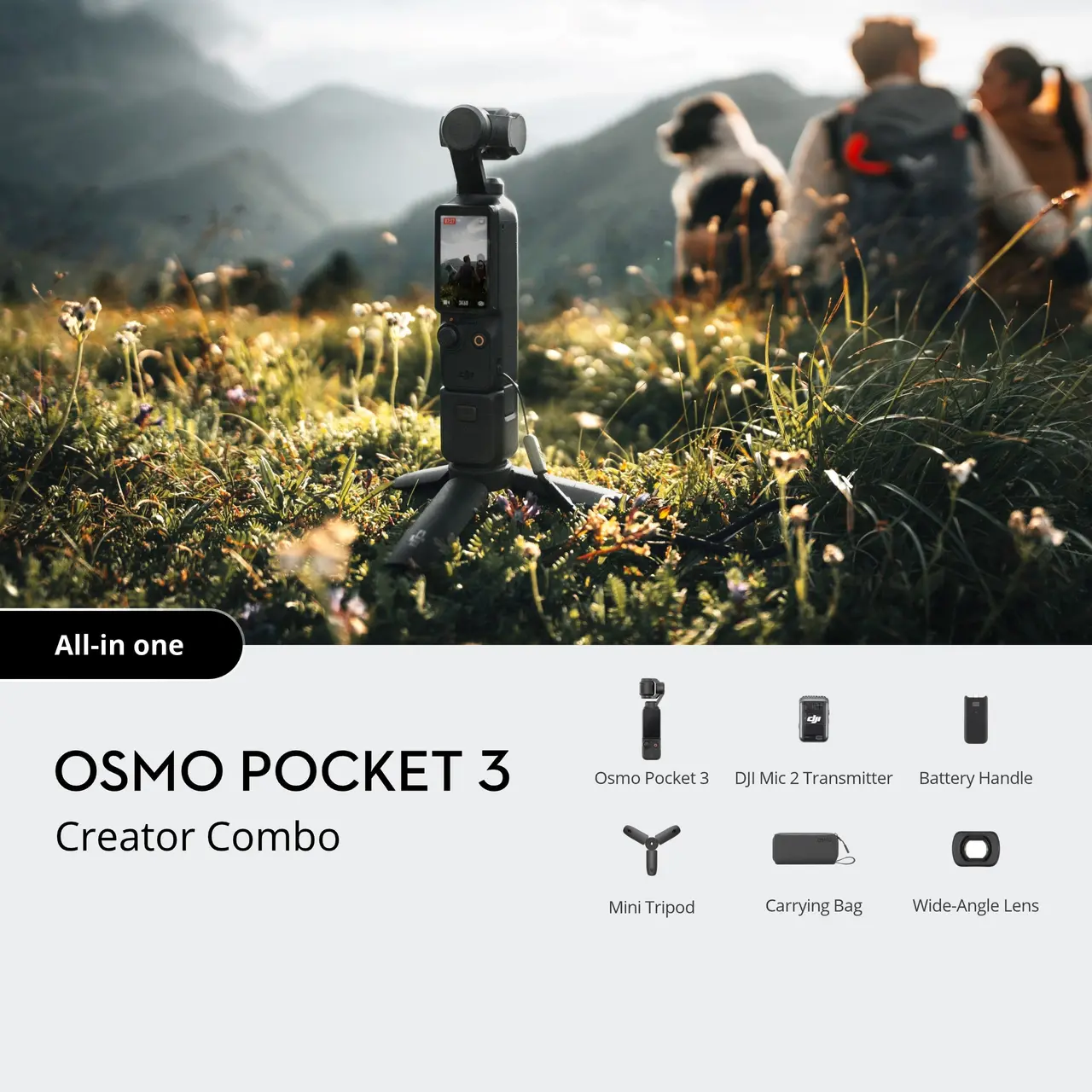 Camera DJI Osmo Pocket 3 Creator Combo - bộ Creator Combo