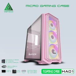 CASE VSPTECH GAMING HA01 (PINK)