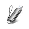 Đầu đọc thẻ nhớ SD/TF chuẩn USB Type C và USB 3.0 Ugreen 50706 chính hãng