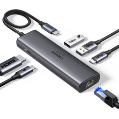 Hub chuyển đổi USB-C 6 trong 1 Ugreen CM512 45000