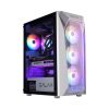 Vỏ case Galax Revolution 05 White 4 fan - mặt nghiêng