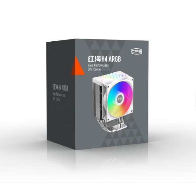 Tản nhiệt khí CPU PCCOOLER H4 ARGB trắng – H4-WHITE