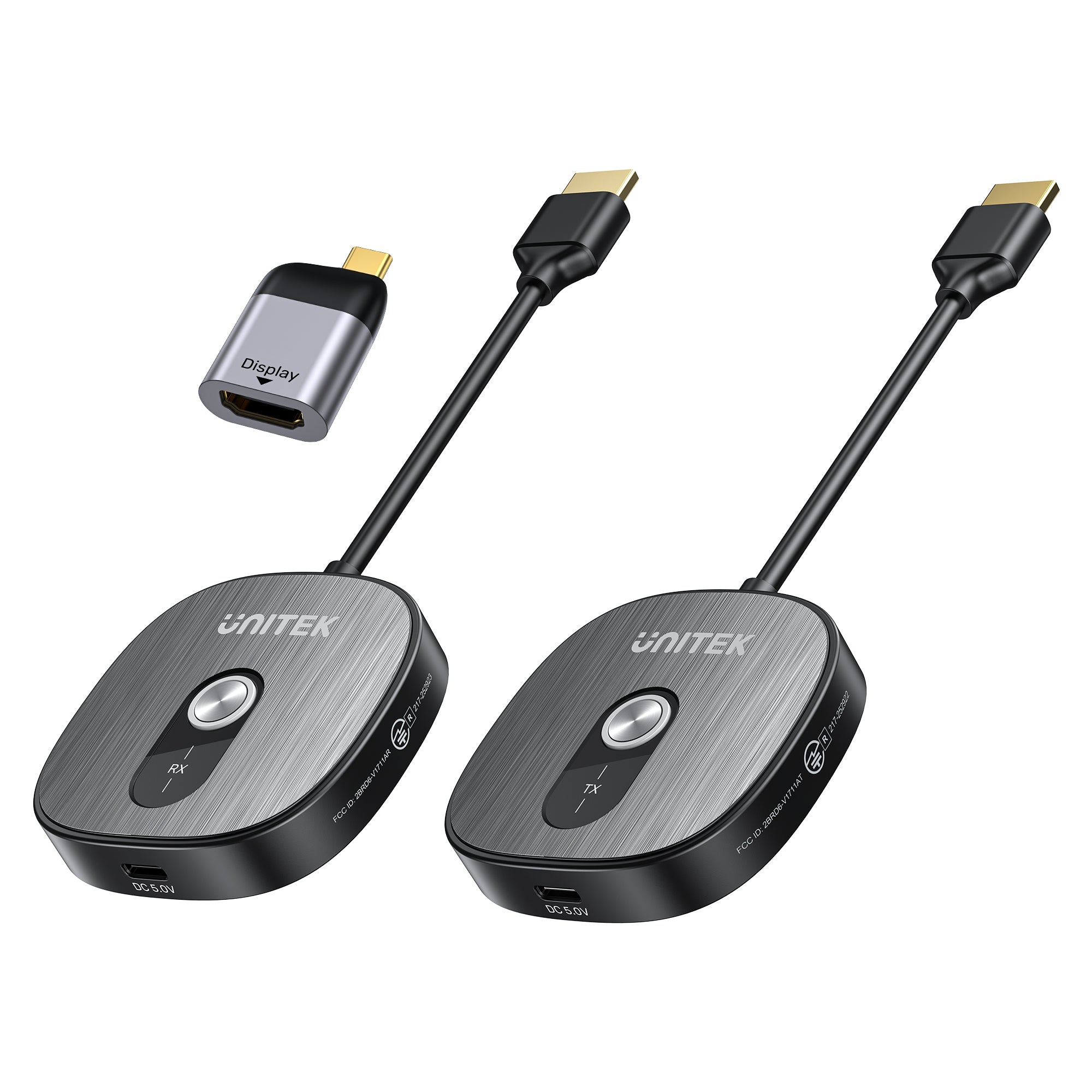 Bộ kết nối HDMI không dây 4K Unitek V1717C - bộ phát và bộ thu