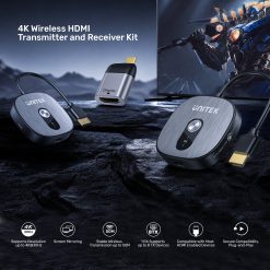 Bộ kết nối HDMI không dây 4K Unitek V1717C - trình chiếu phòng họp