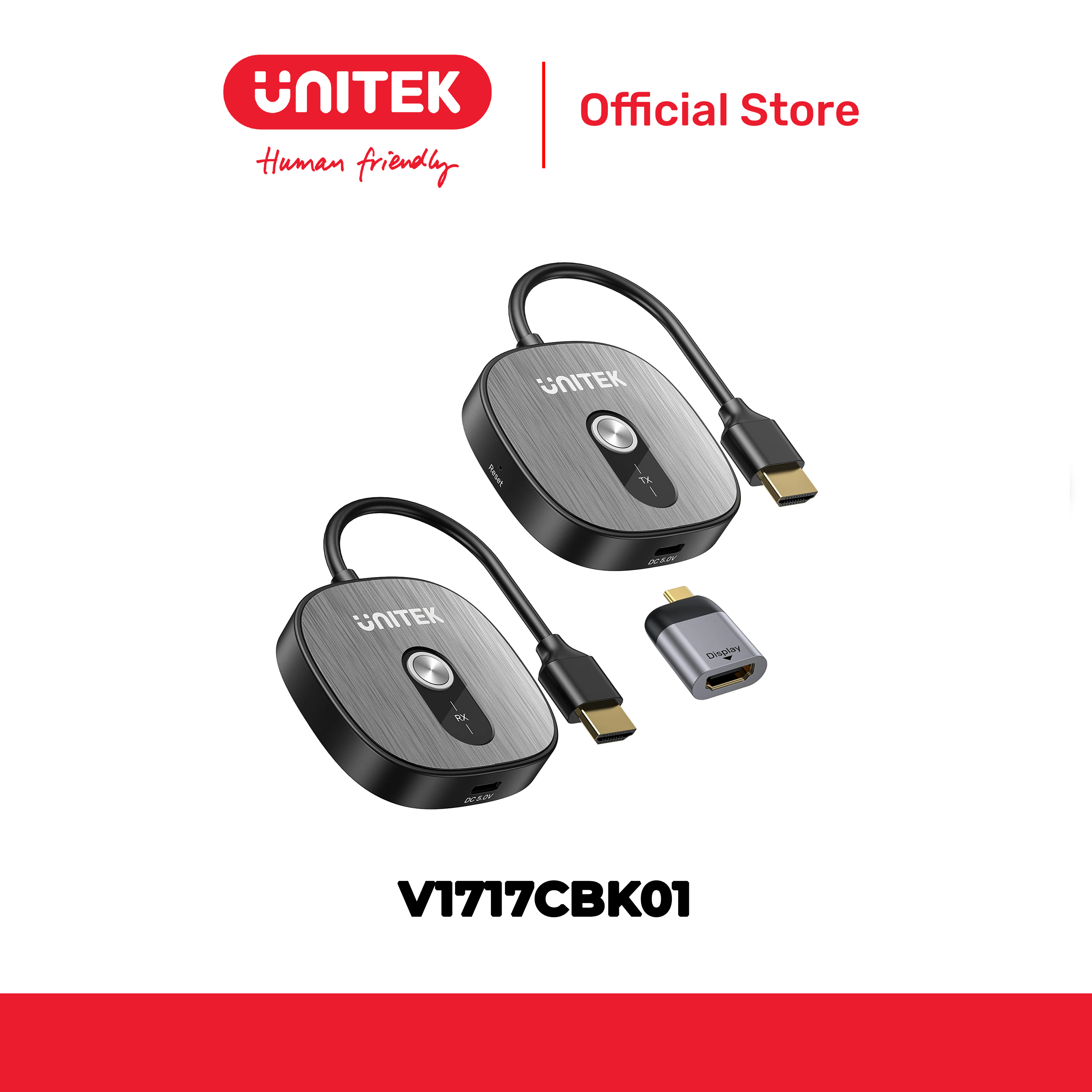 Bộ kết nối HDMI không dây 4K Unitek V1717C