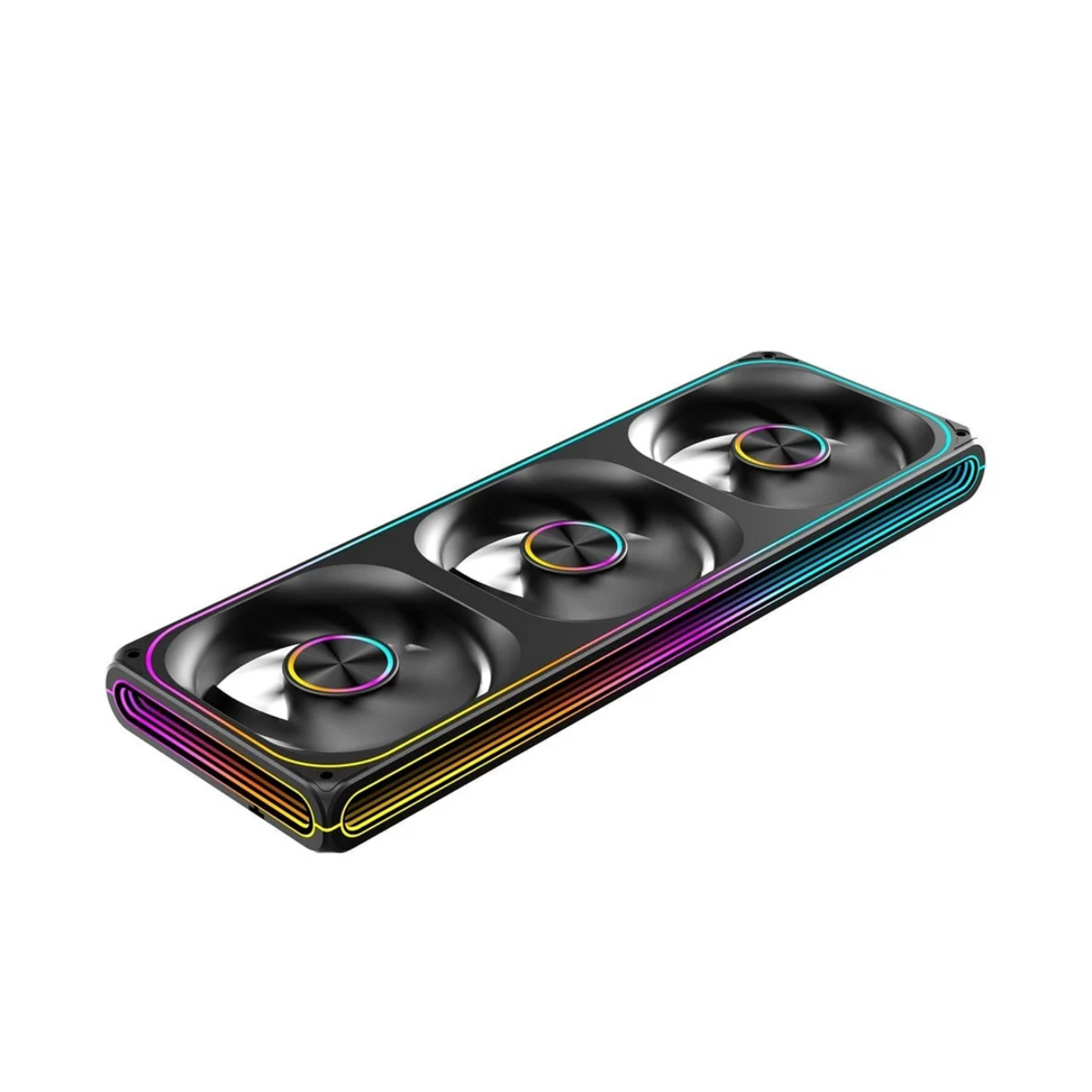 Fan Case MIK H360 ARGB màu đen (Gió Thuận) – góc nhìn 2