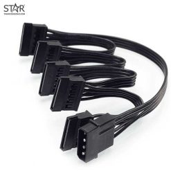 Cáp chia nguồn Molex 4 pin sang 5 cổng SATA