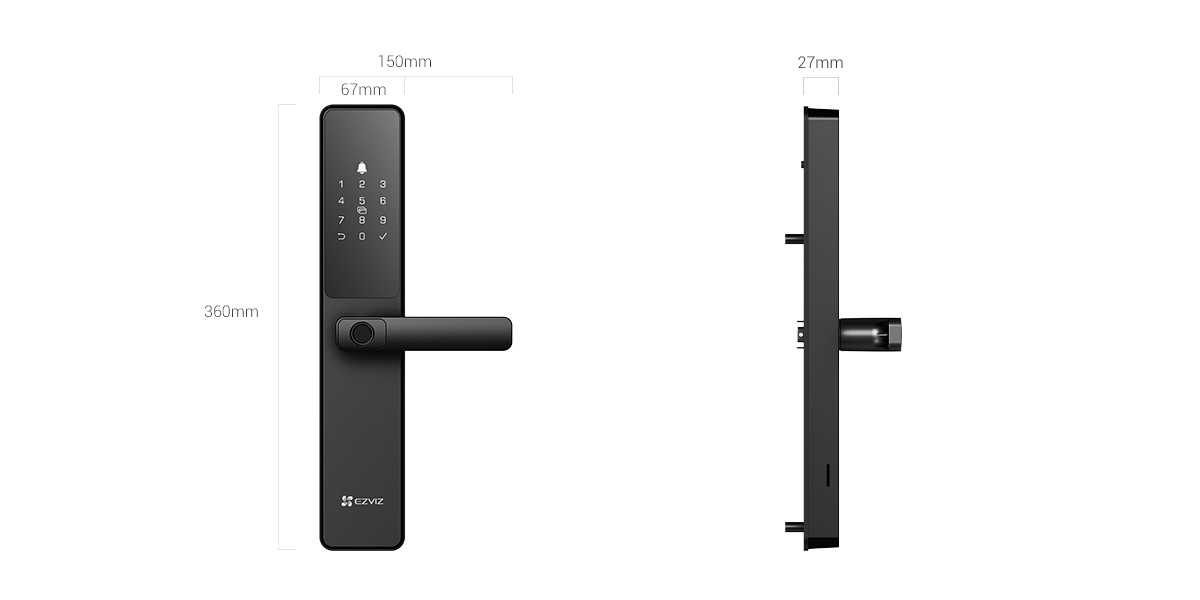 Khóa điện tử EZVIZ Y2000 - ảnh 2