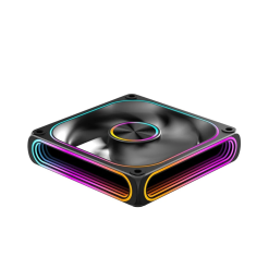 Fan Case MIK H120 ARGB màu đen (Gió Thuận) – góc nhìn 2