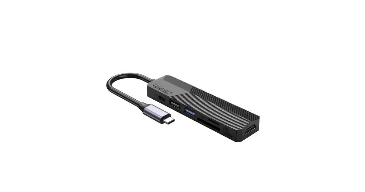 Bộ chia USB Hub 6 cổng USB 3.0 HDMI, Đen, ORICO MDK-6P-BK